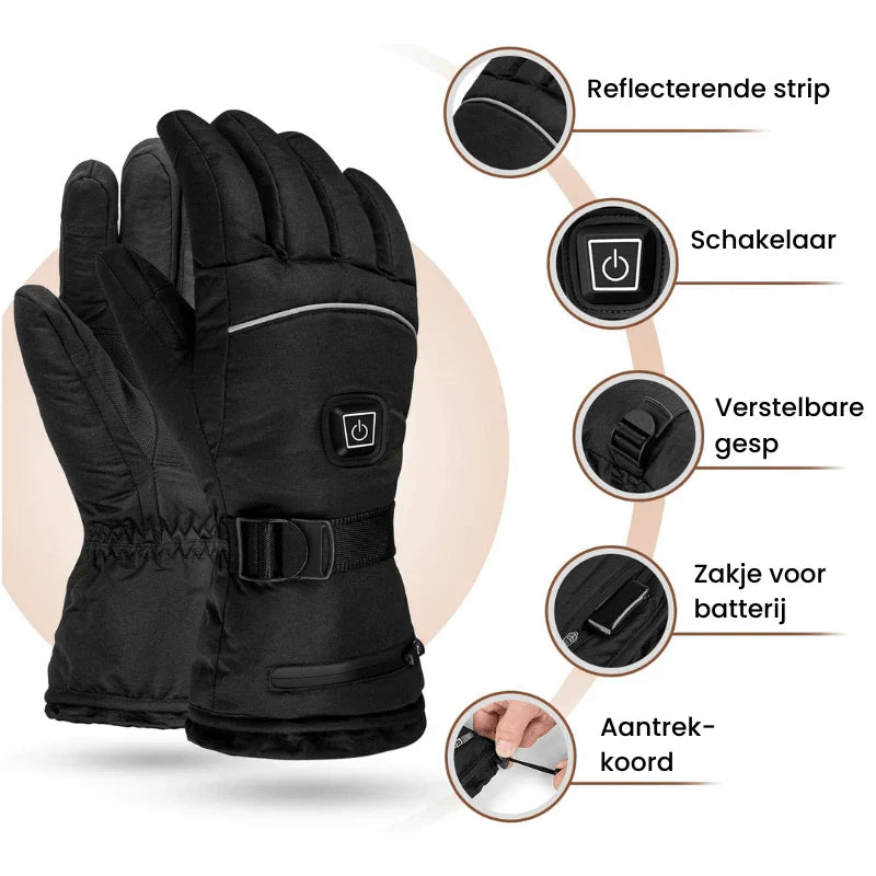 Nixon - Verwarmde waterdichte touchscreen handschoenen voor de winter