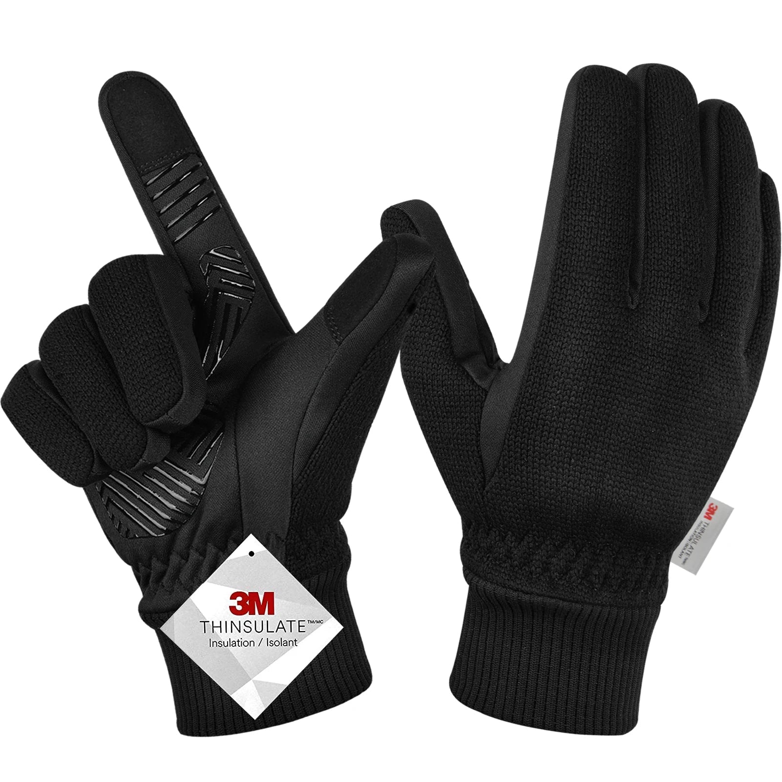 Onyx - Touchscreen winterhandschoenen voor heren met antislip grip