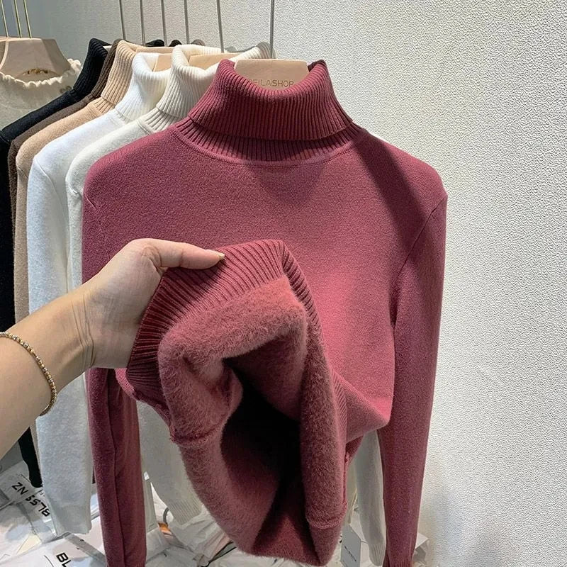 Zara - Gebreide warme coltrui voor dames - Zachte en elastische pasvorm