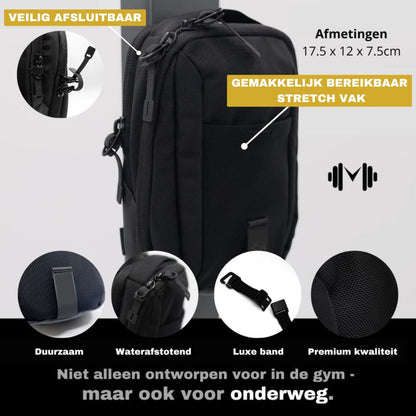 LUXXO | Magnetische Fitness Schoudertas