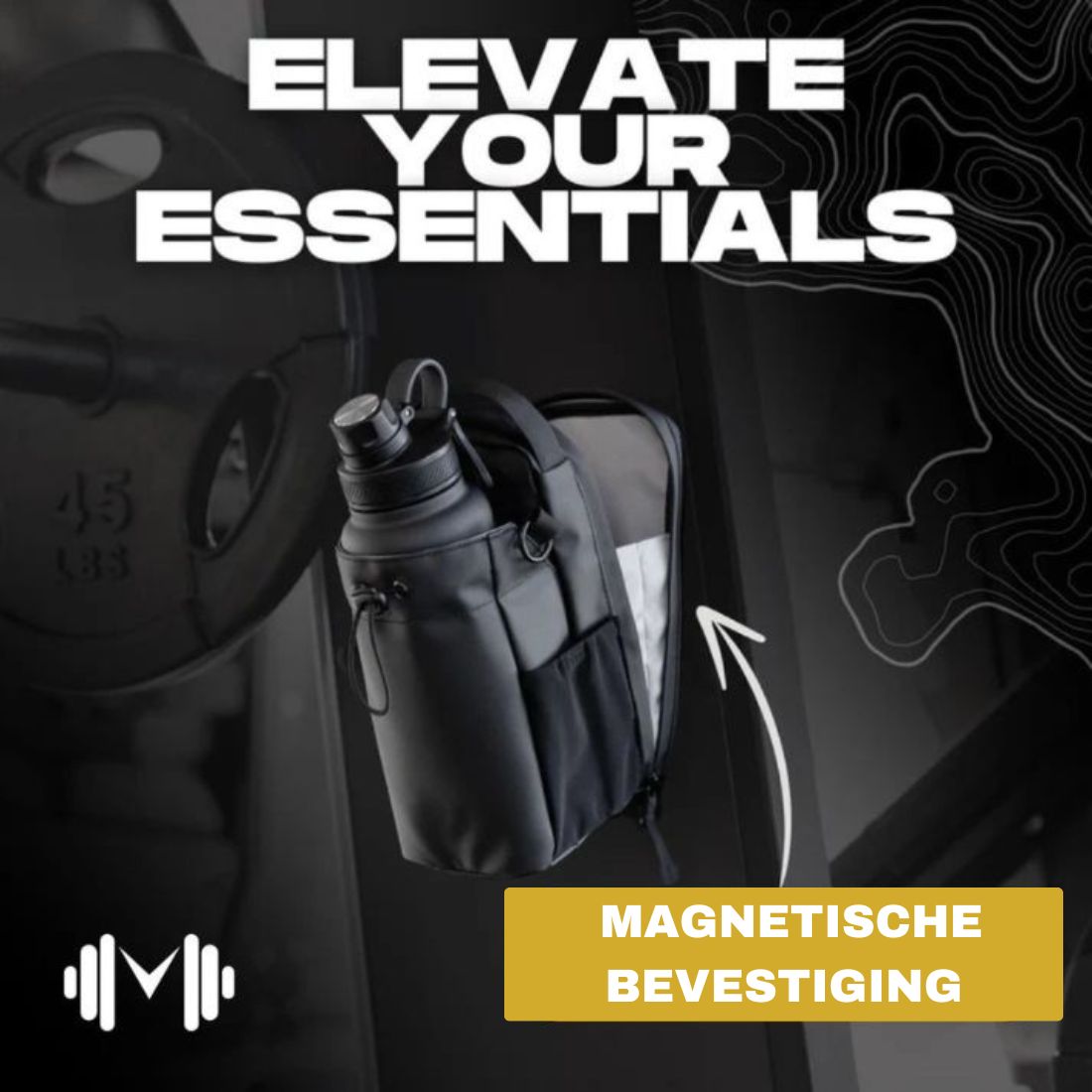 LUXXO | Magnetische Fitness Flessentas