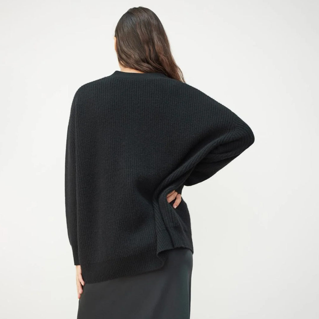 Alice - Dames Zachte Gebreide Oversized Gezellige Cardigan voor Lagen