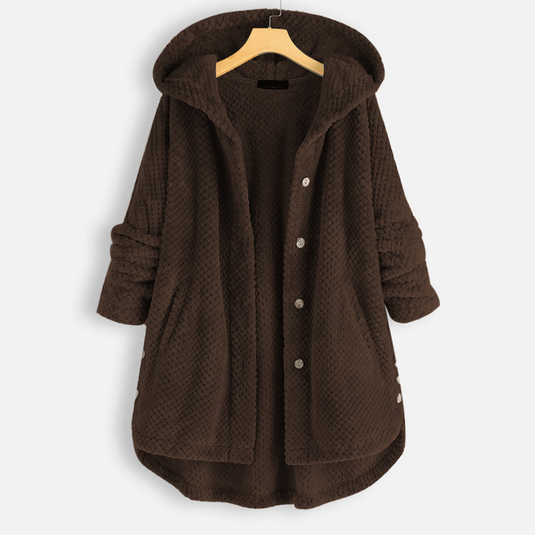 Londyn - Omkeerbaar Fleece Vest met Capuchon voor Vrouwen