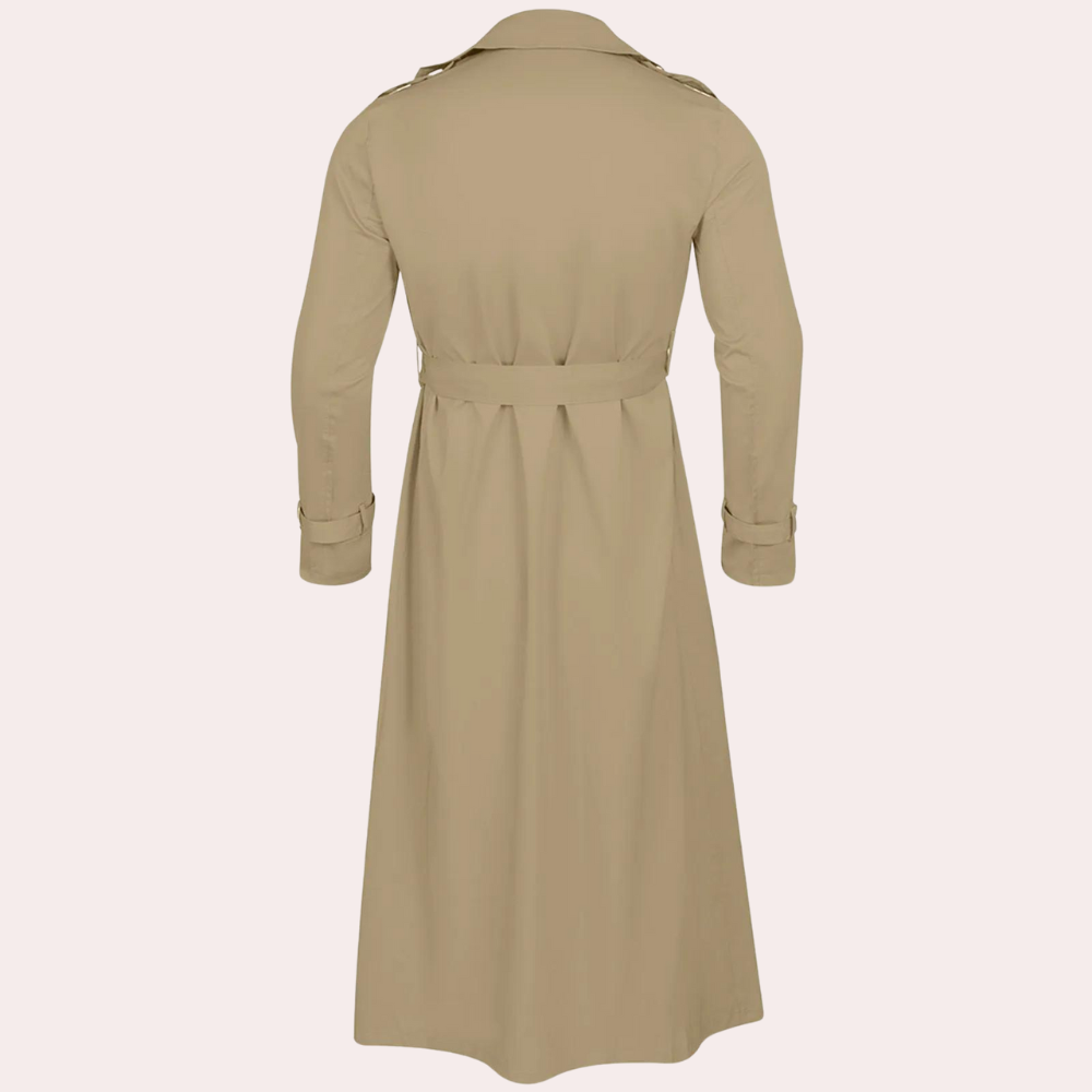 Corey - Casual mannen trenchcoat voor de herfst, stijlvol en warm