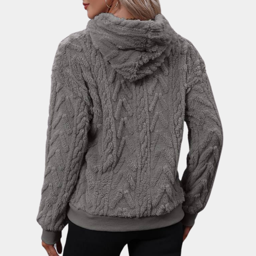 Coraline - Zachte Teddy dameshoodie voor casual kleding & warmte