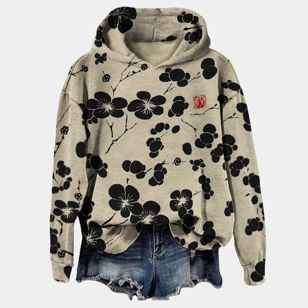 Nathalie - Casual Sweater met bloemenprint voor dames, zacht & stijlvol