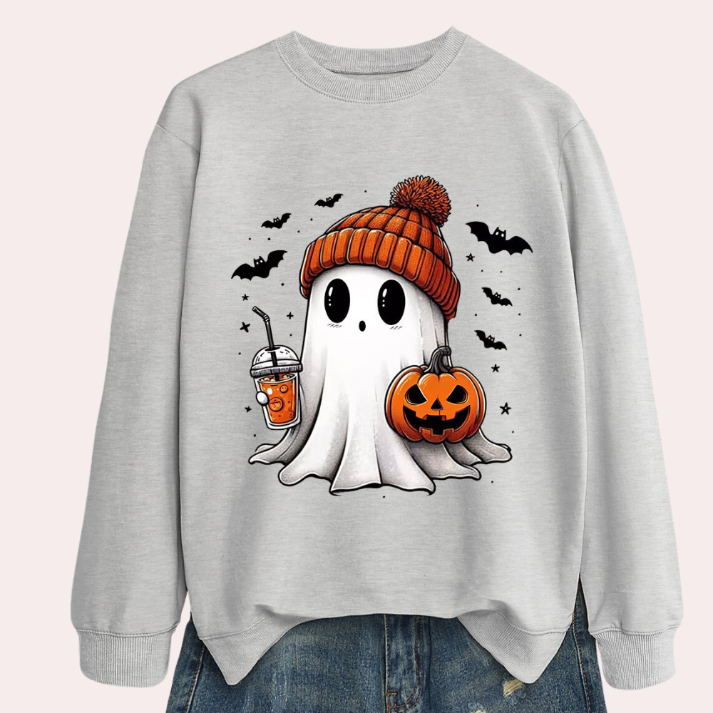 Megan - Spooky Halloween Sweatshirt voor dames, perfect voor herfstfeestjes