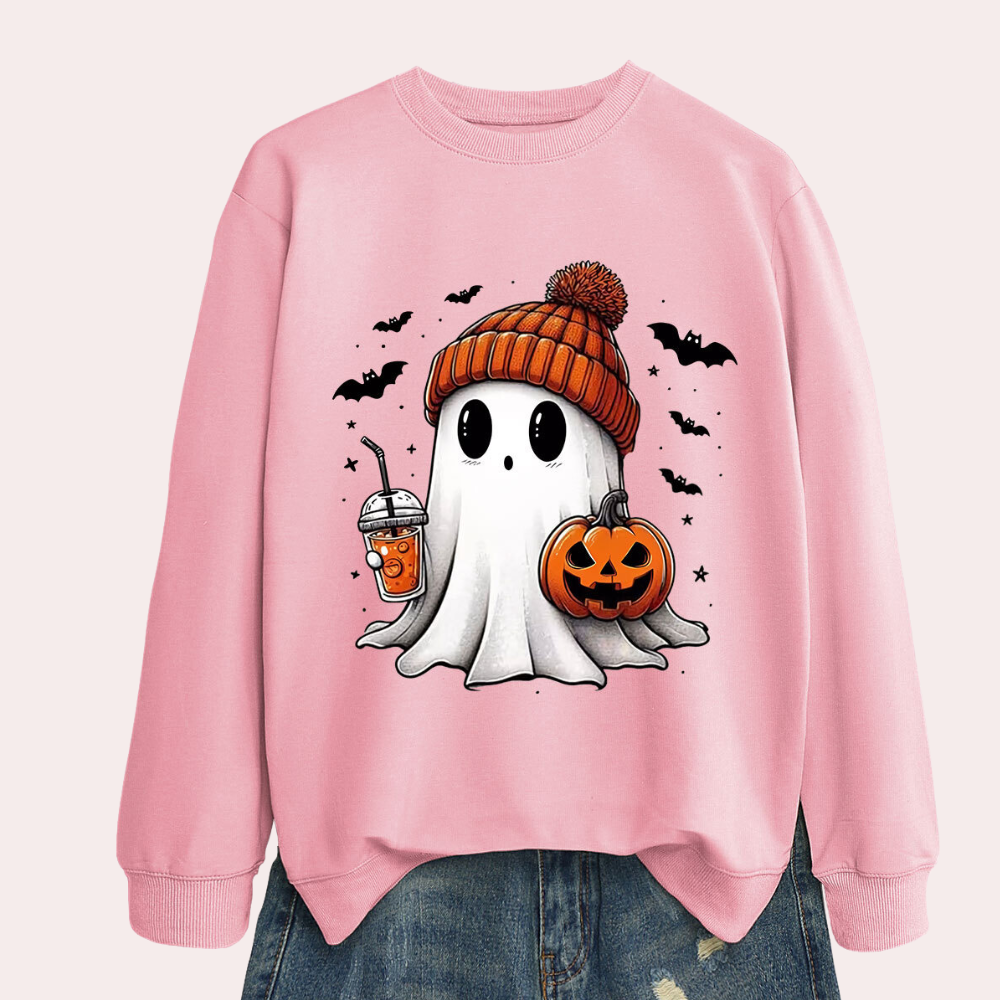 Megan - Spooky Halloween Sweatshirt voor dames, perfect voor herfstfeestjes