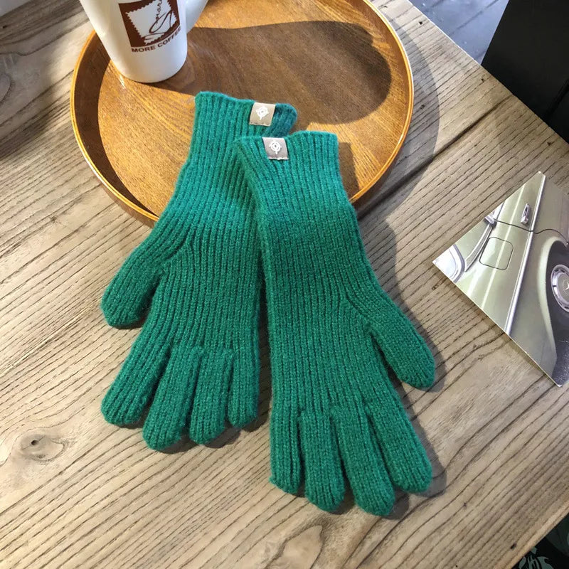 Anika - Vrouwen Warme Gebreide Winterhandschoenen met Touchscreen