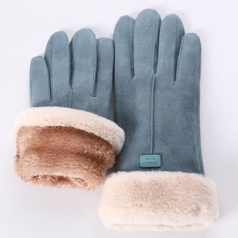 Casey - Warme harige dameshandschoenen, water- en touchscreenproof winter essentials