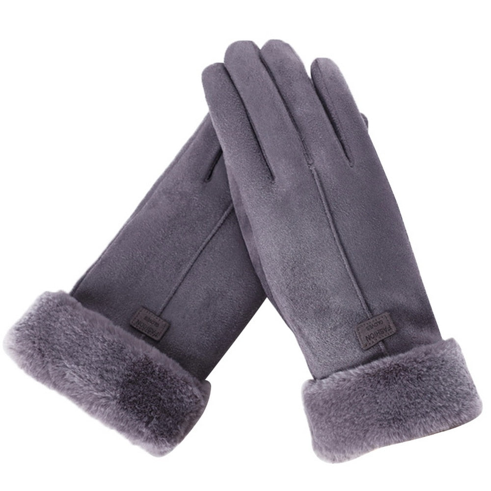 Casey - Warme harige dameshandschoenen, water- en touchscreenproof winter essentials