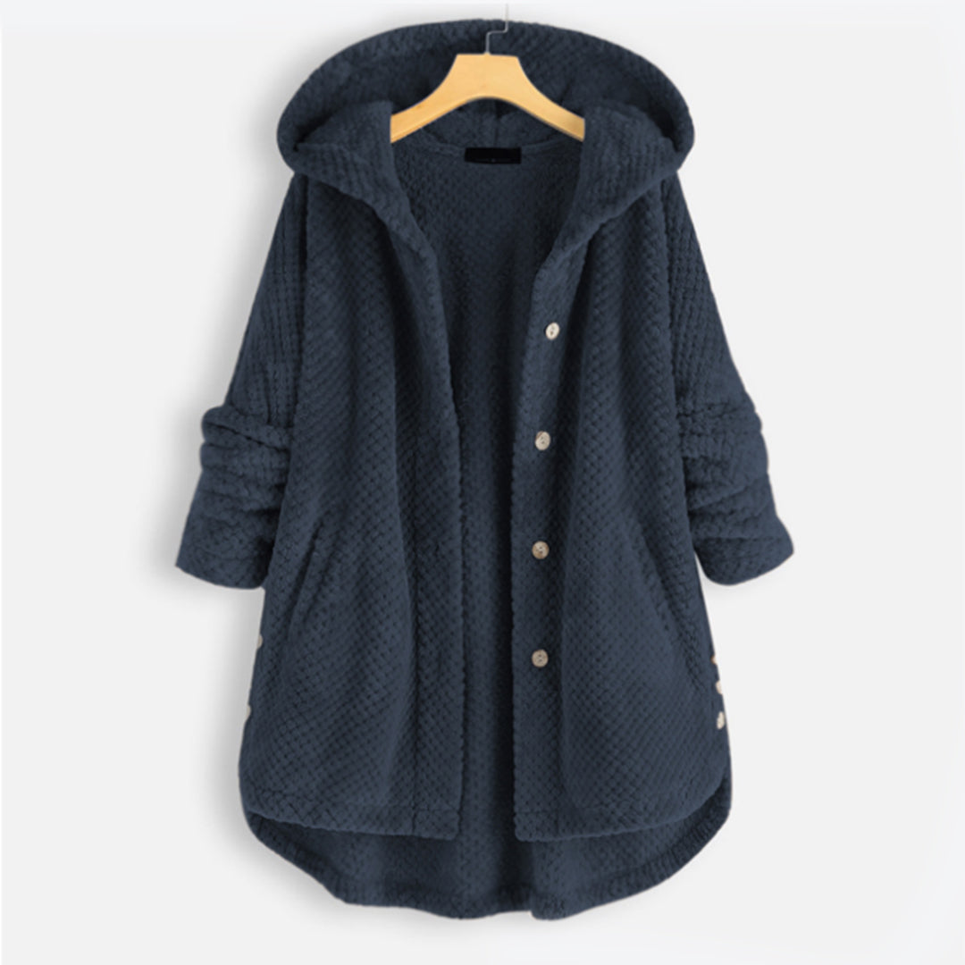 Londyn - Omkeerbaar Fleece Vest met Capuchon voor Vrouwen