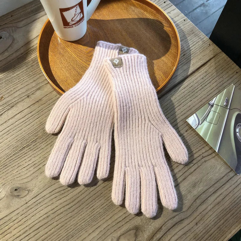 Anika - Vrouwen Warme Gebreide Winterhandschoenen met Touchscreen