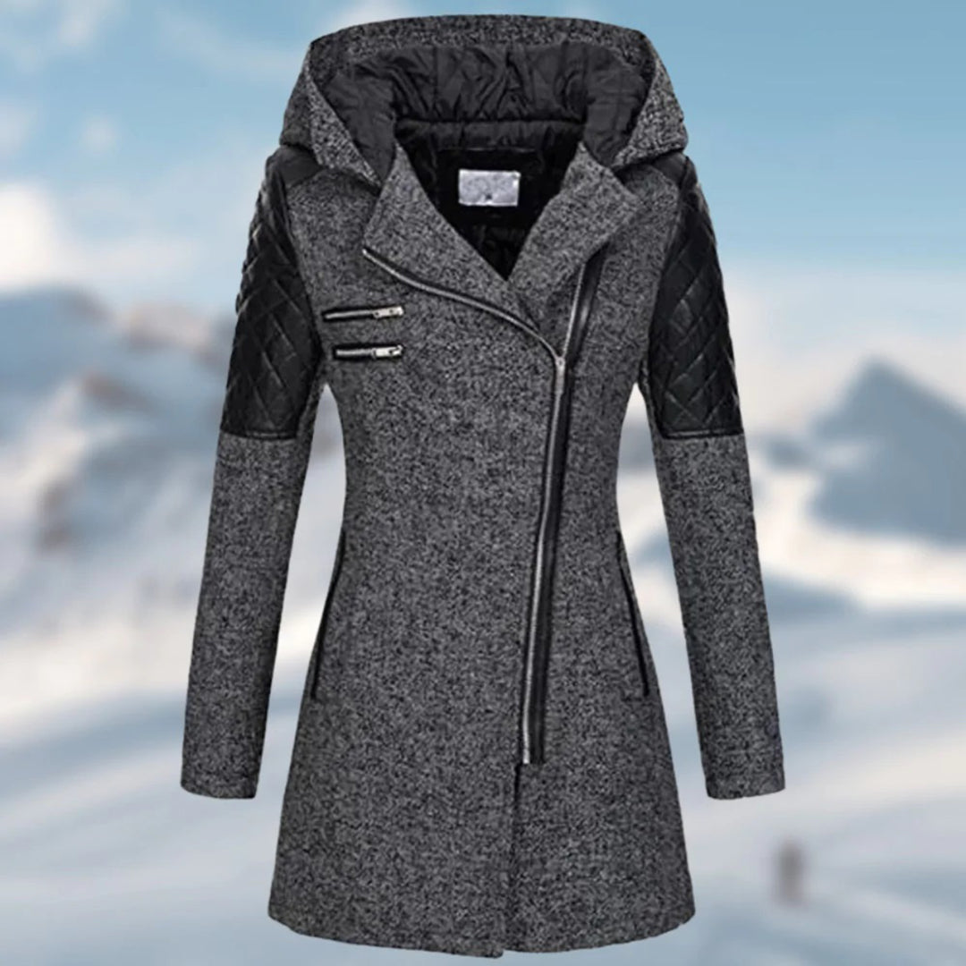 Summer - Vrouwen lange winterjas met capuchon, warm & stijlvol voor koud weer