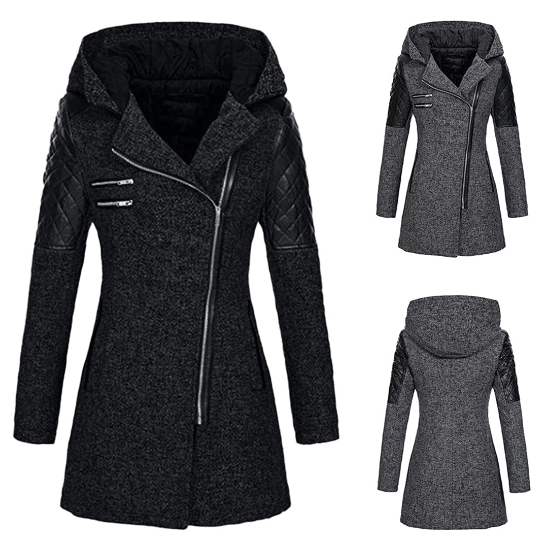 Summer - Vrouwen lange winterjas met capuchon, warm & stijlvol voor koud weer