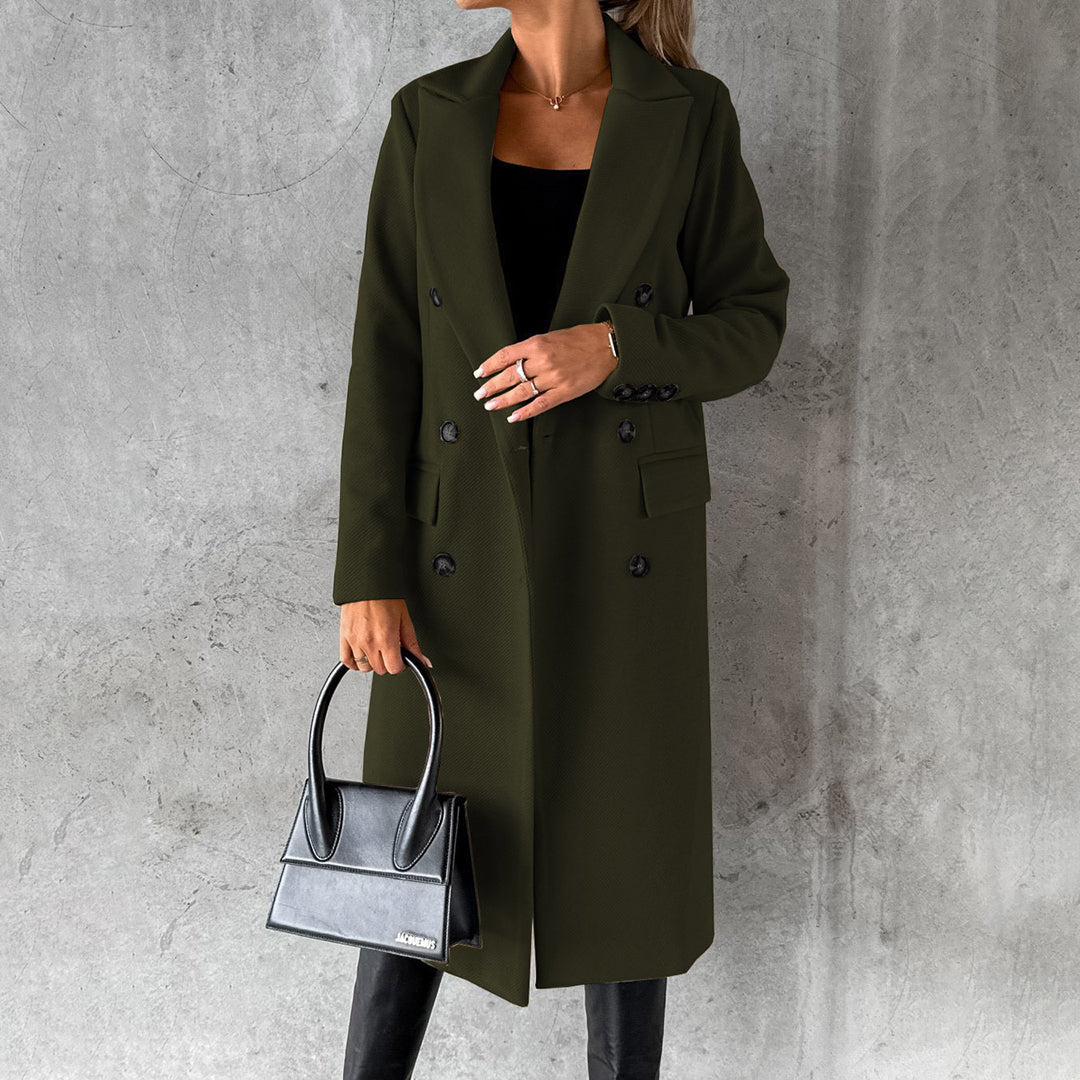 Holly - Elegante dames winterjas met warme voering