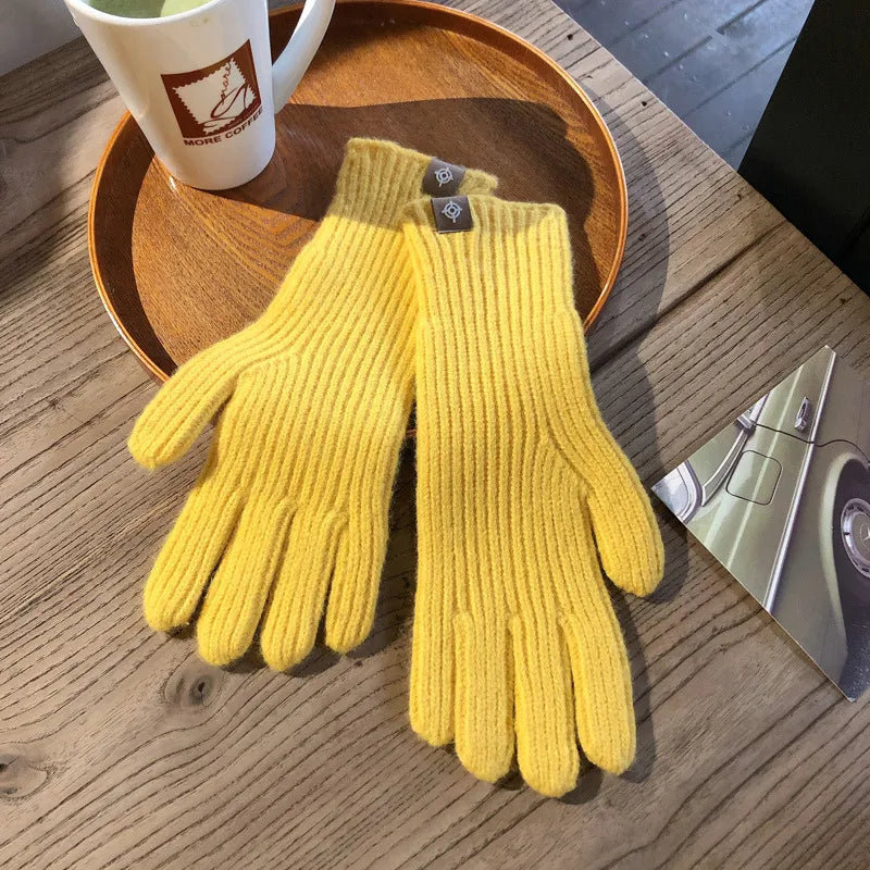 Anika - Vrouwen Warme Gebreide Winterhandschoenen met Touchscreen