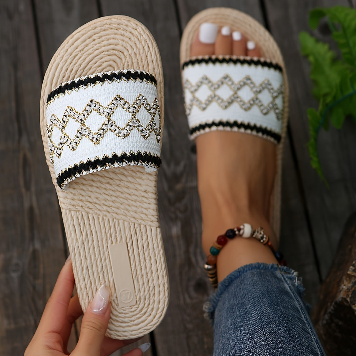 Aria - Bohemian Style Flat Sandals