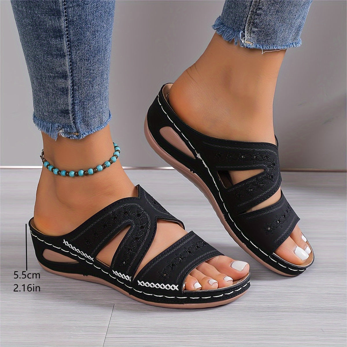 Bella - Sleehak Sandalen