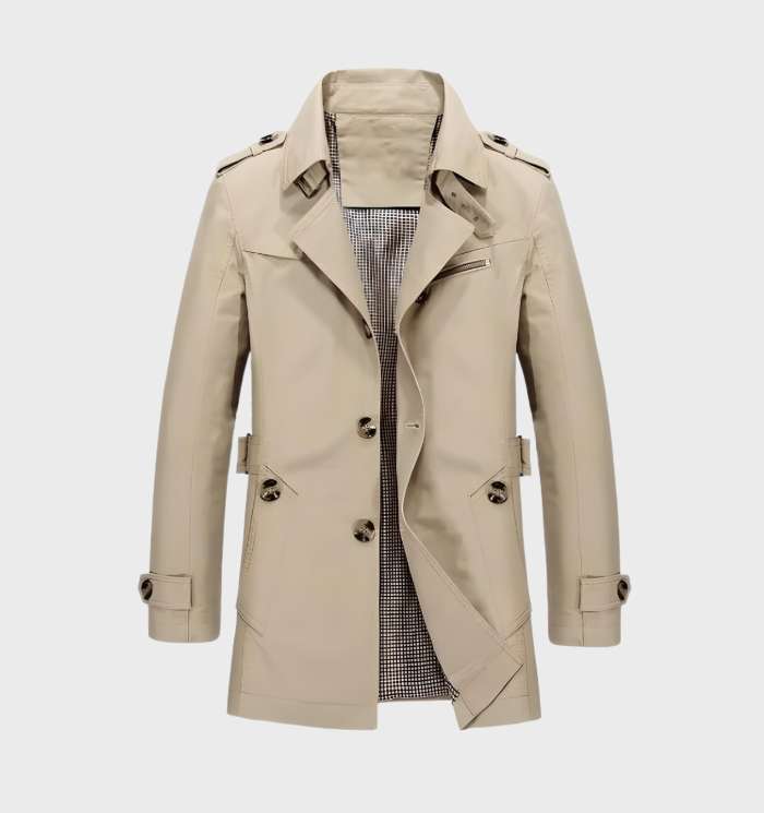 Marlo - gezellig parka jack met een kraag met inkepingen, een knoopsluiting aan de voorkant en handige zakken voor warmte en functionaliteit