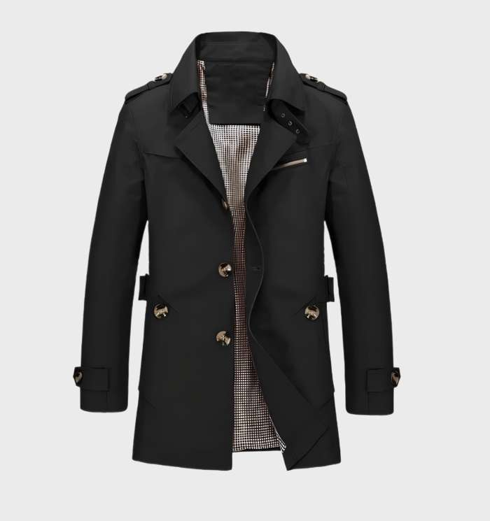 Marlo - gezellig parka jack met een kraag met inkepingen, een knoopsluiting aan de voorkant en handige zakken voor warmte en functionaliteit