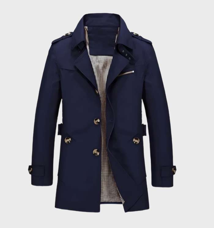 Marlo - gezellig parka jack met een kraag met inkepingen, een knoopsluiting aan de voorkant en handige zakken voor warmte en functionaliteit